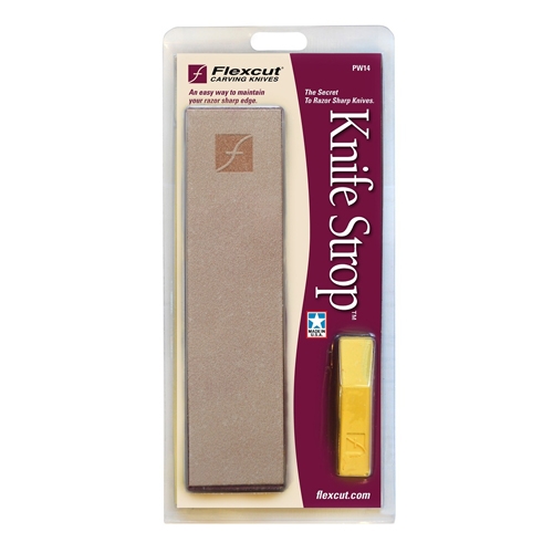 Flexcut PW14 wetleer ’Knife Strop’ en Flexcut Gold wetpasta