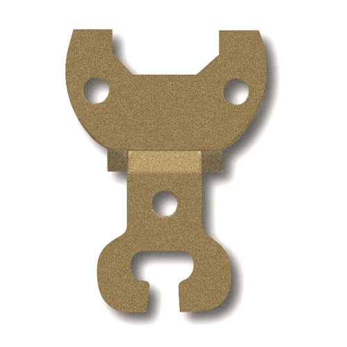Scharnier Provencaalse stijl 32 x 45 mm zamac brons