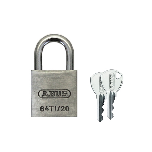 Abus Titalium hangslot 64TI/20 met twee sleutels
