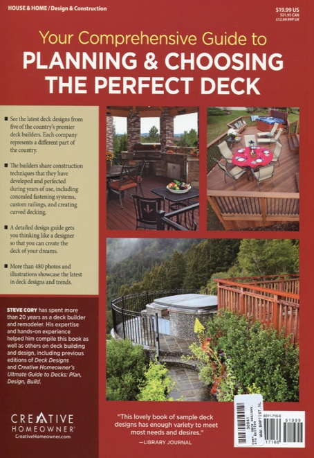 Deck Designs 4th Edition - Steve Cory - laatste voorraad