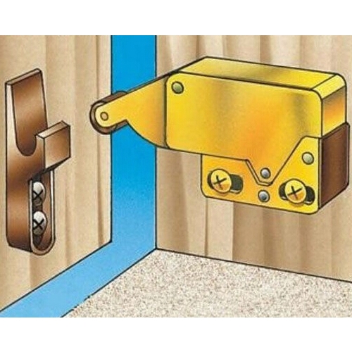 Tip latch veersluiting klein rvs
