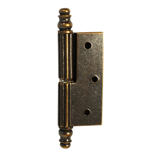 Meubelpaumelle gebronsd 50 x 40 mm met vaasknop rechts