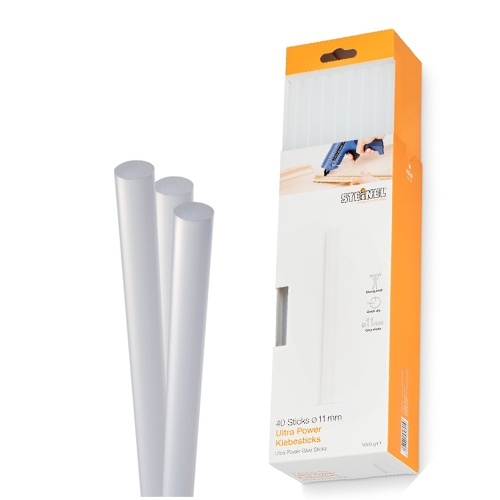Steinel Ultra Power lijmpatronen Ø 11 mm 250 mm 1000 gr, 40 stuks