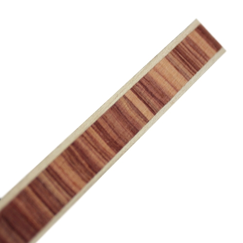 Inleglijst fineer rood, 15 x 1000 mm