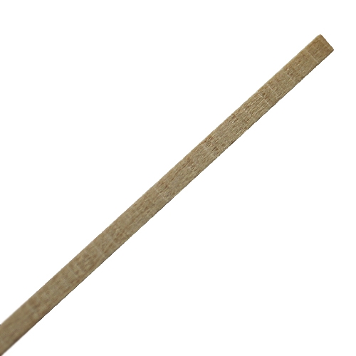 Inleglijst fineer blank hout licht, 3 x 1000 mm