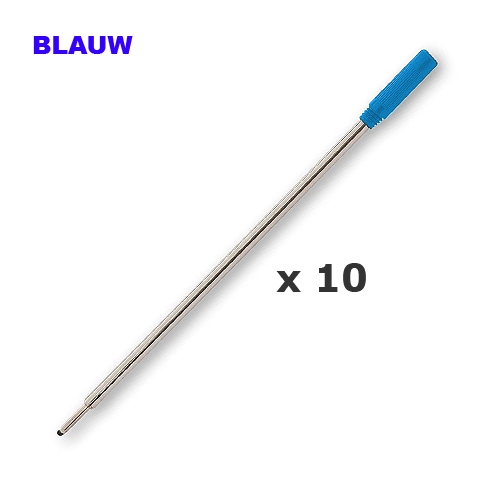 Pen navullingen blauw voor twist pen 7 mm, 10 stuks