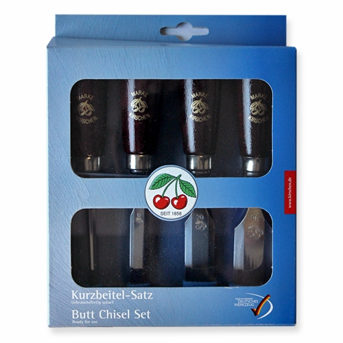 Kirschen korte steekbeitelset, 4-delig