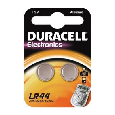 Duracell blister @ 2 knoopcel batterijen LR44