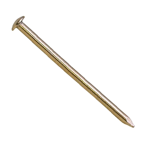 Draadnagel bolkop messing Ø 0,9 x 10 mm, 20 gram