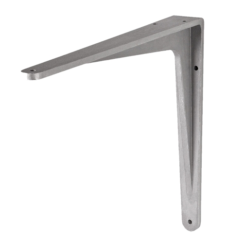 Plankdrager aluminium metaallook 340 x 290 mm