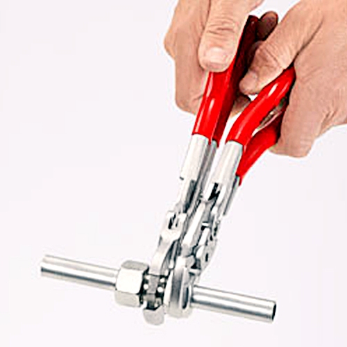 Knipex sleuteltang 250 mm gebogen handvat