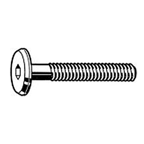 Vlakke schroef binnenzeskant KF verzinkt M6 x 60 mm
