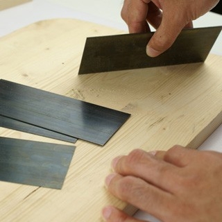 Peaktool schraapstalen rechthoekig, 4 stuks