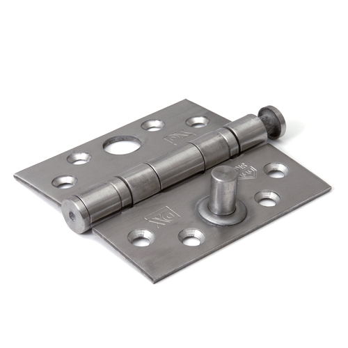 Kogellager veiligheidsscharnier met dievenklauw rvs 76 x 76 mm SKG**