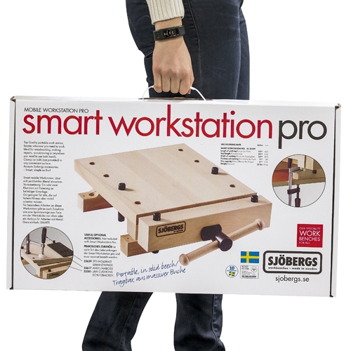 Sjöbergs draagbare houten werkbank Smart Workstation Pro