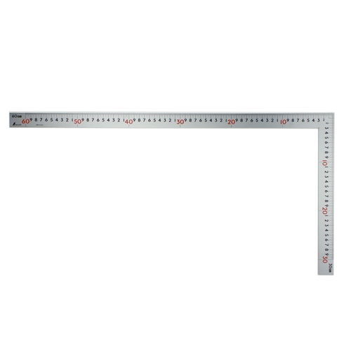 Shinwa Japanse winkelhaak rvs 4x maataanduiding 300/600 mm