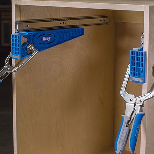 Kreg Drawer Slide Jig montagehulp voor ladegeleiders