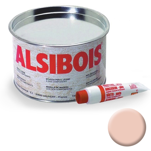 Alsibois houtvuller 2-componenten lichtrood 400 ml