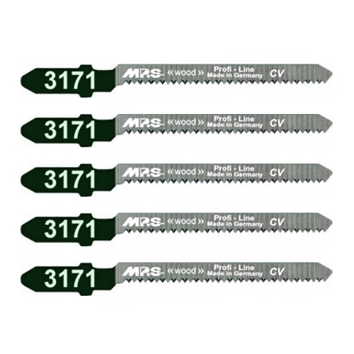 Decoupeerzaagbladen 3171 t-schacht, 5 stuks