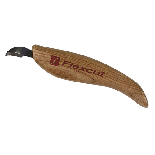 Flexcut KNL26 gebogen houtsnijmes linkshandig