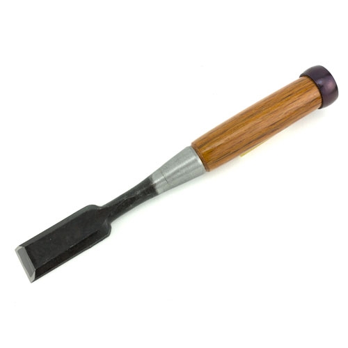 Japanse steekbeitel met rood eiken heft 24 mm