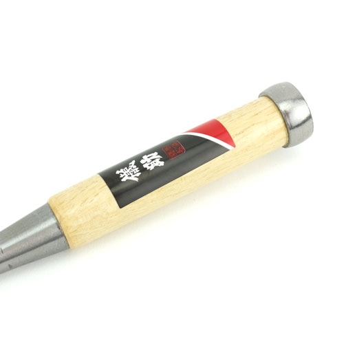 Japanse steekbeitel met wit eiken heft 12 mm