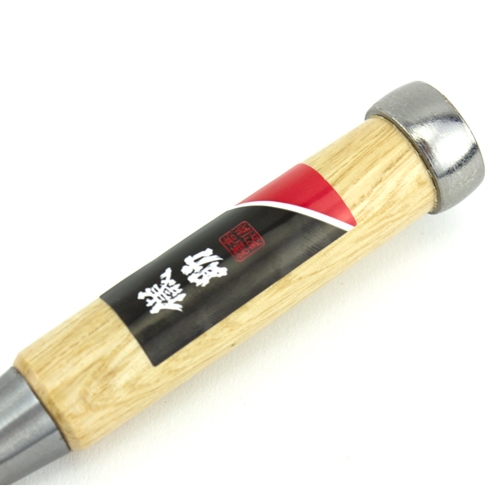 Japanse steekbeitel met wit eiken heft 18 mm