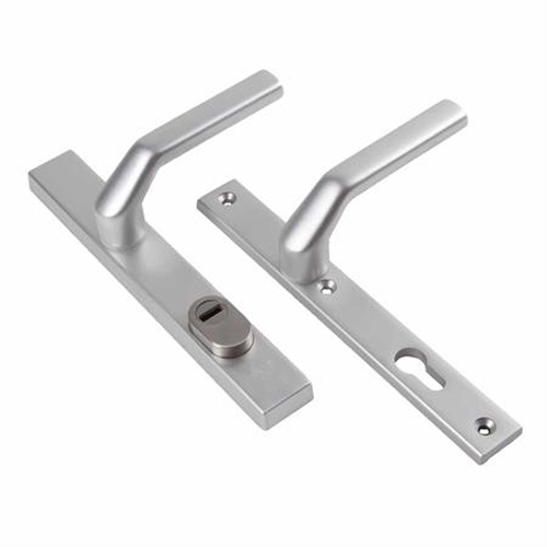 AMI smal achterdeur veiligheidsgarnituur met kerntrekbeveiliging SKG*** aluminium PC 92