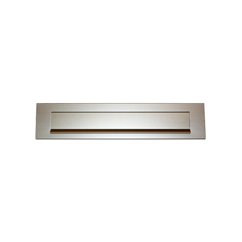 Briefplaat 340 x 73 mm aluminium F1