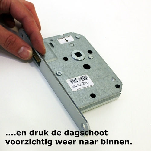Nemef klavierslot 12-serie met EXTRA zware veer voorplaat grijs gelakt