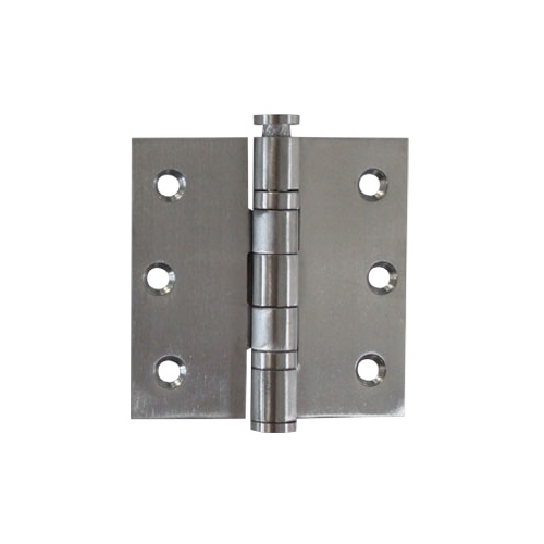 Kogellagerscharnier 76x76mm rechte hoek rvs mat