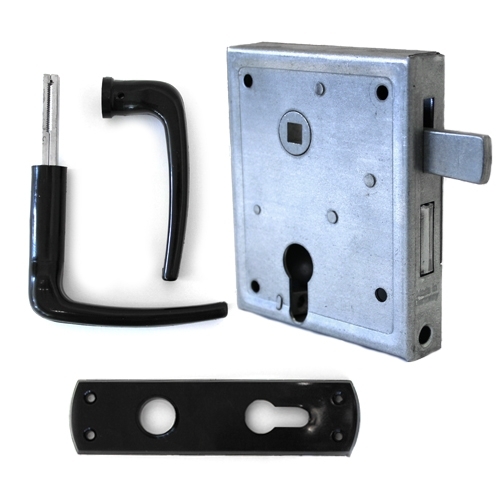 Mauer 3350 PZ/KD hekslot met kruk en schild