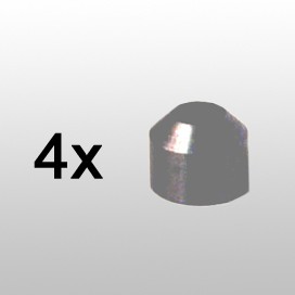 Hulzen voor pendraaiset, 4 stuks