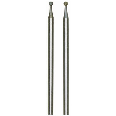 Proxxon diamantslijpstiften kogel 1,8 mm, 2 stuks