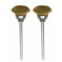 Proxxon messing borstels 13 mm, 2 stuks