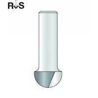 Hm holprofielfrees Ø 12,7 x 7,9 mm radius 6,3 mm (schacht 8 mm)