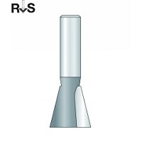 Hm zwaluwstaartfrees Ø 25,4 x 25,3 mm (schacht 12mm)