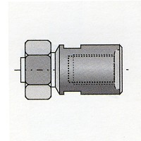 Spantang 12 mm voor elu mof31 m12 x 1 