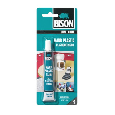 Bison hardplastic lijm 25 ml