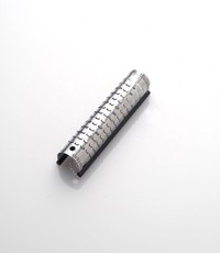 Microplane rvs halfrond grof wisselblad 77mm voor snap-in