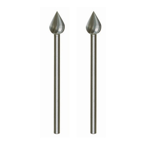 Proxxon vlamvormige frezen 6 mm, 2 stuks