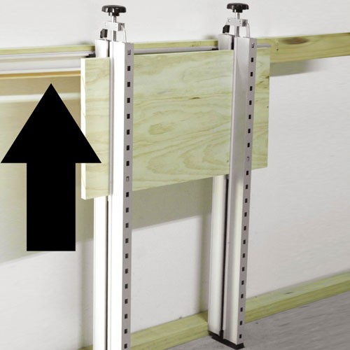 Wandrail voor Peaktool paneelklem set