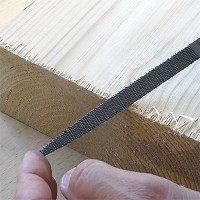 Corradi meubelmakers rasp halfrond 2-zijdig 153 mm