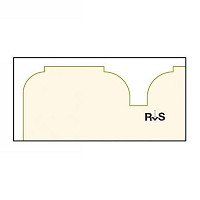 Hm 199-8 afrondfrees Ø 25,4 x 15,9 mm radius 9,5 mm (schacht 8 mm)