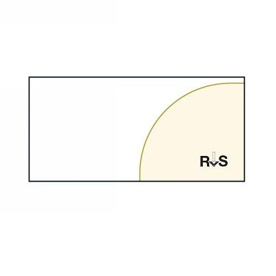 Hm 134-6 afrondfrees Ø 15,9 x 7,9 mm radius 1,6 mm (schacht 6 mm)