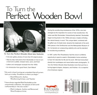 To Turn the Perfect Wooden Bowl - Ron Roszkiewicz