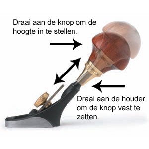 Veritas handpalmschaaf dubbel convex/bol