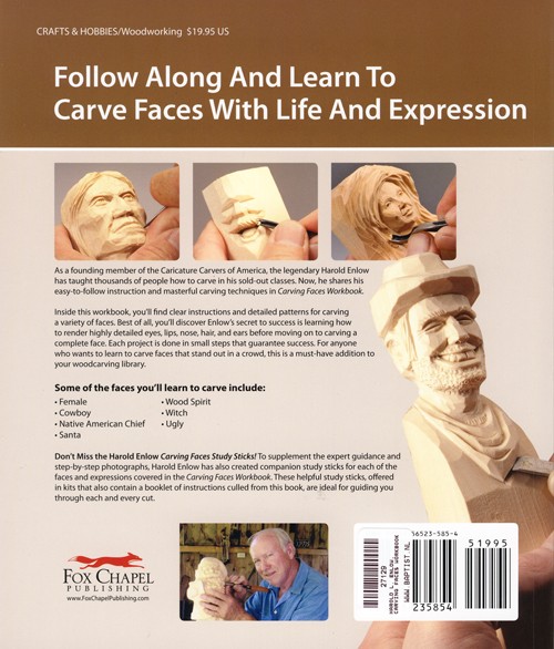 Carving Faces Workbook - Harold L. Enlow