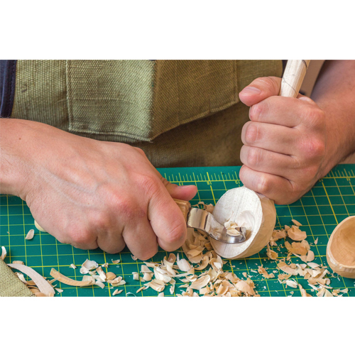 BeaverCraft S17 uitgebreide houtsnijset inclusief canvas foudraal, strop en wetpasta 3-delig