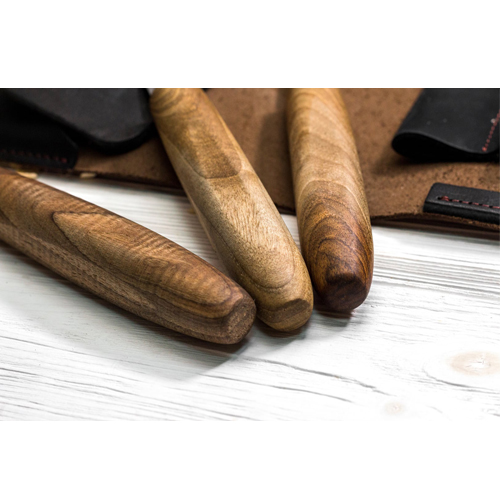 BeaverCraft Limited Edition S19x snijset inclusief lederen foudraal, strop en wetpasta 3-delig